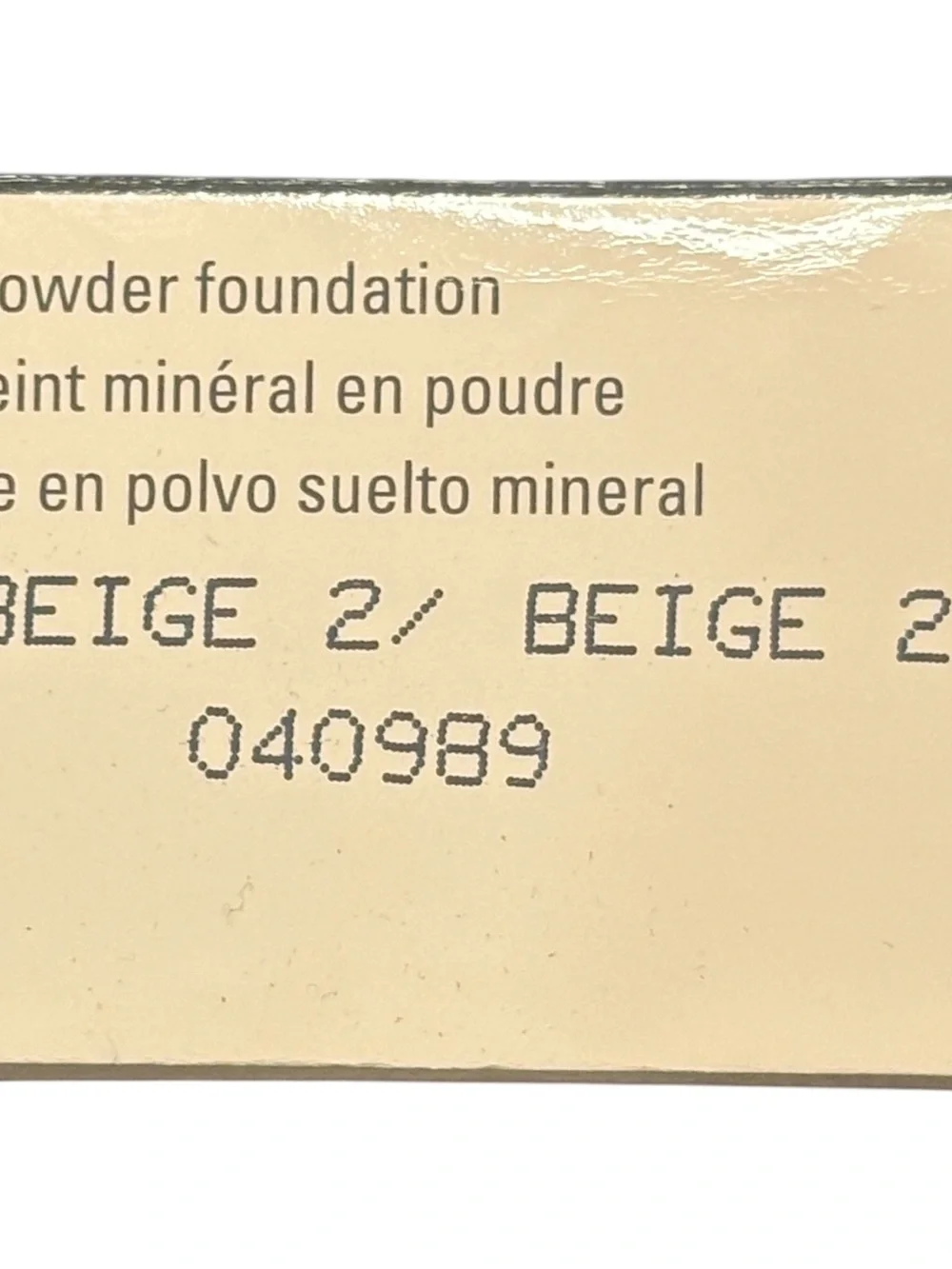 Vintage Mary Kay Mineral Powder Foundation Beige 2 Discontinued